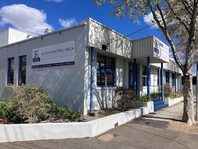 Street view of Ktena knitting factory and factory shop in Oakleigh, Australia